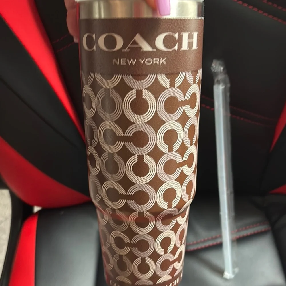 Brown Travel Mug - Picture 2 of 5